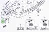 Suzuki DF4, DF5 ,DF6 Engine hood catch 61611-91J11-000